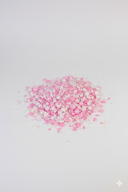 Pink & White Mix Pearls Sprinkles