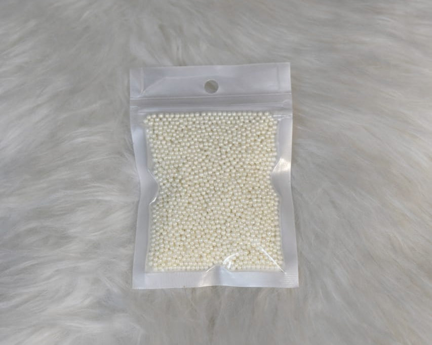 1mm White Pearl Sprinkles
